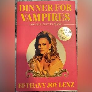 Bethany Joy Lenz 'Dinner for Vampires' Book - Red Cover